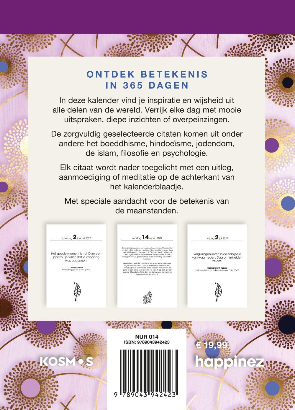 Happinez spirituele scheurkalender 2027