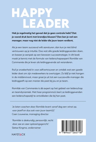 Happy leader