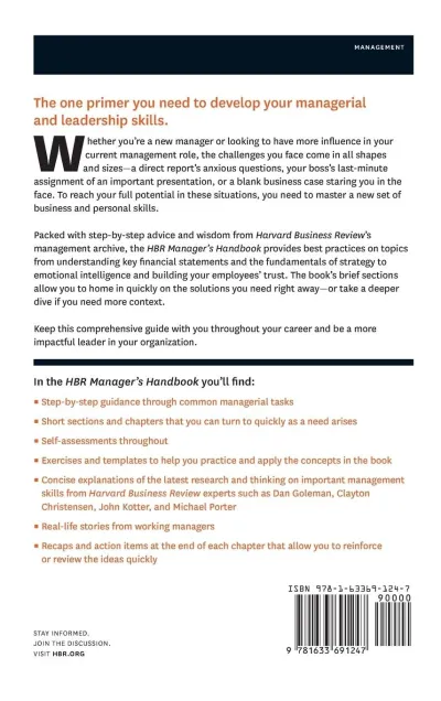 Harvard Business Review Manager's Handbook