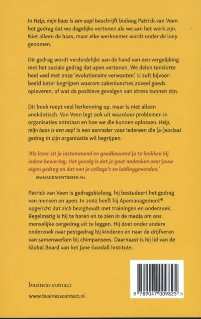 Help mijn baas is een aap!