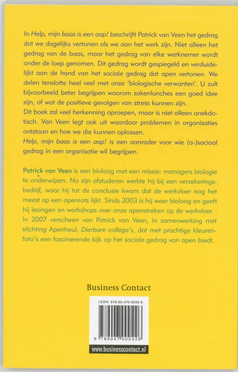 Help, mijn baas is een aap!