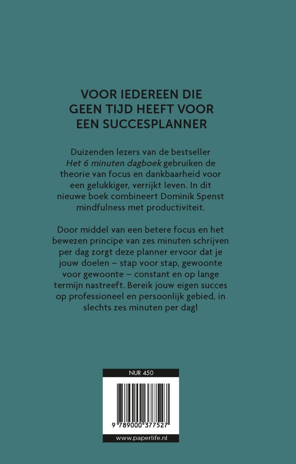 Het 6 minuten succesjournal