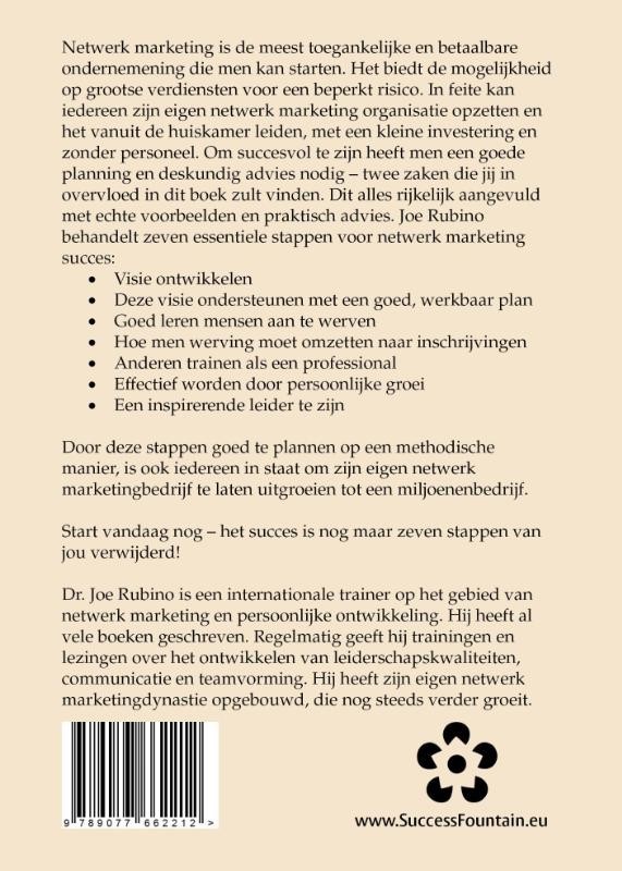 Het 7 stappen plan om een netwerk marketing dynastie van 1.000.000 op te bouwen