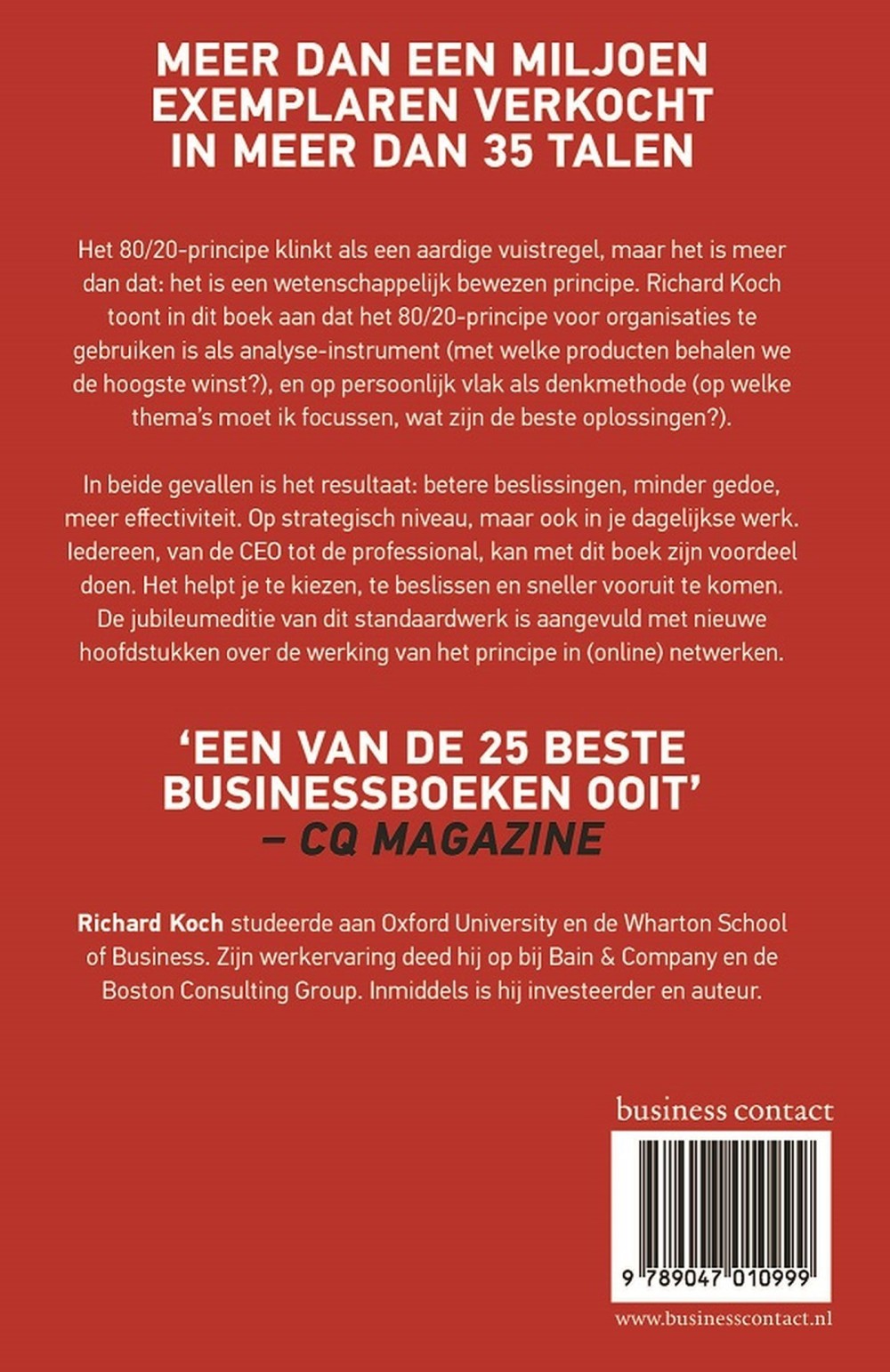 Het 80/20- principe