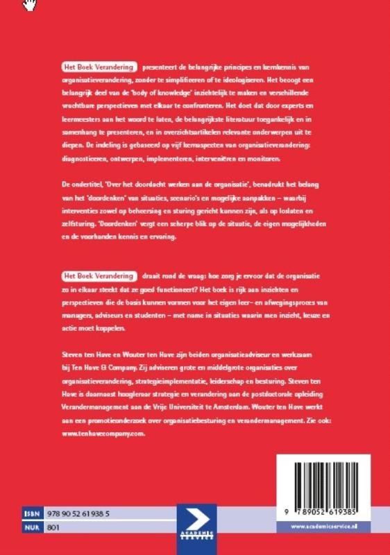 Het boek verandering