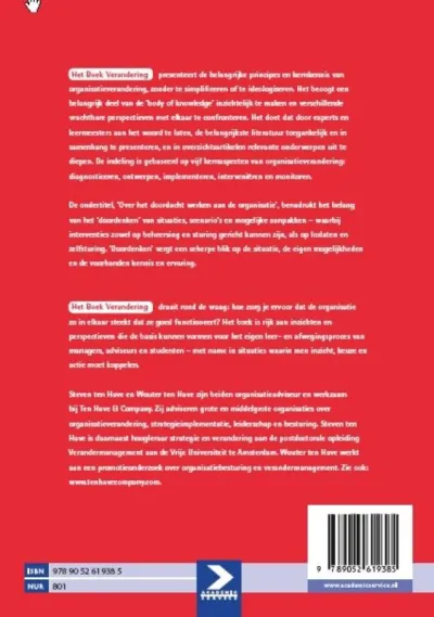 Het boek verandering
