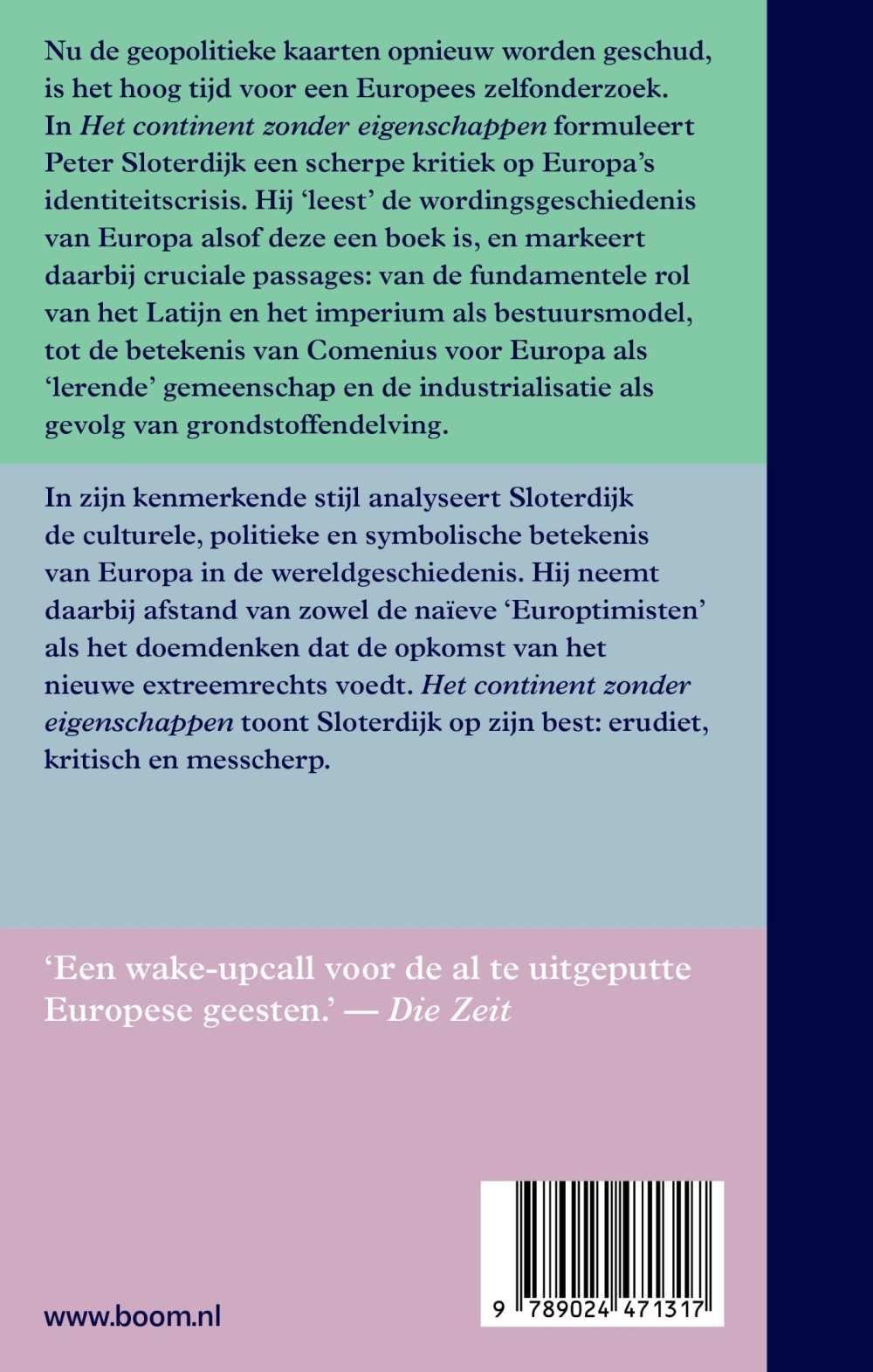 Het continent zonder eigenschappen