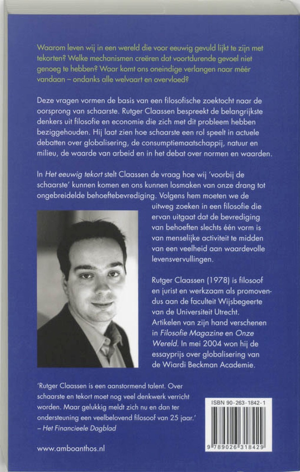 Het eeuwig tekort