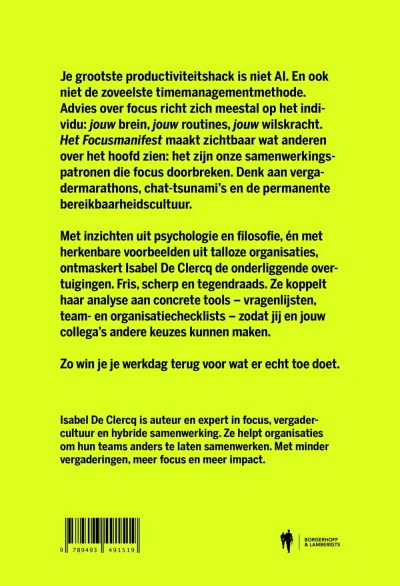 Het Focusmanifest