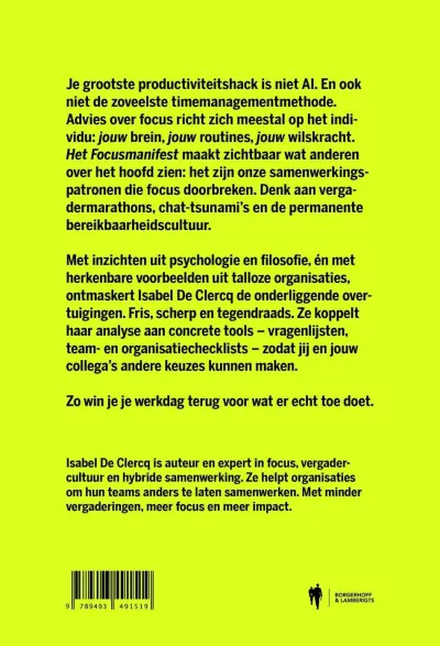 Het Focusmanifest