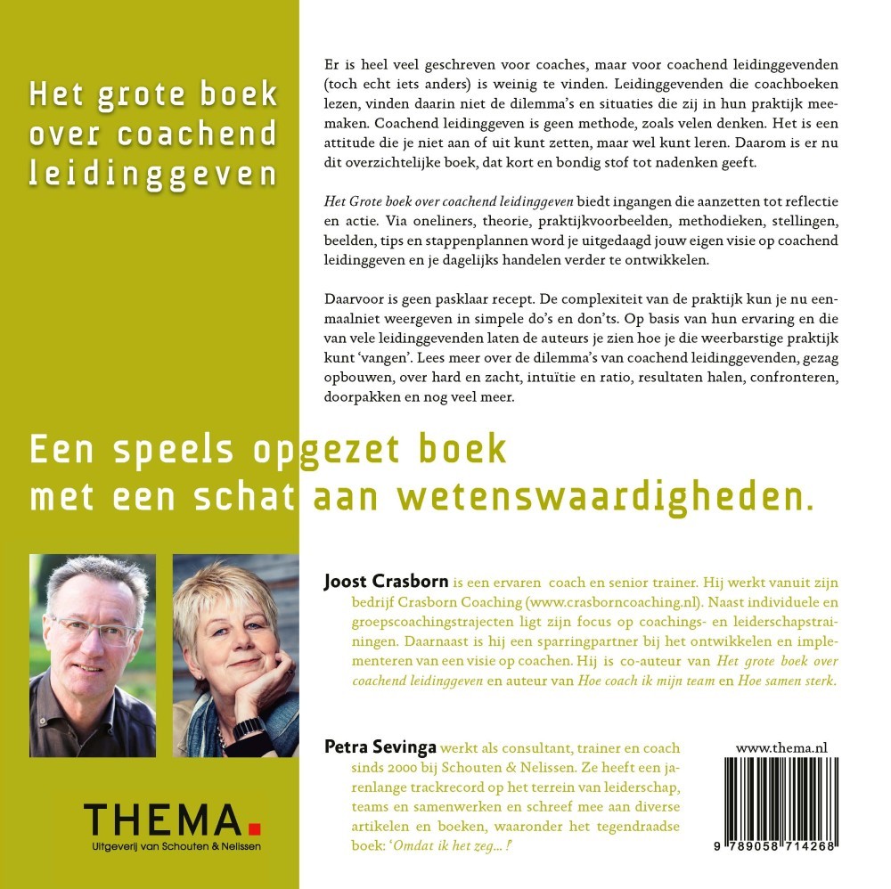 Het grote boek over coachend leidinggeven
