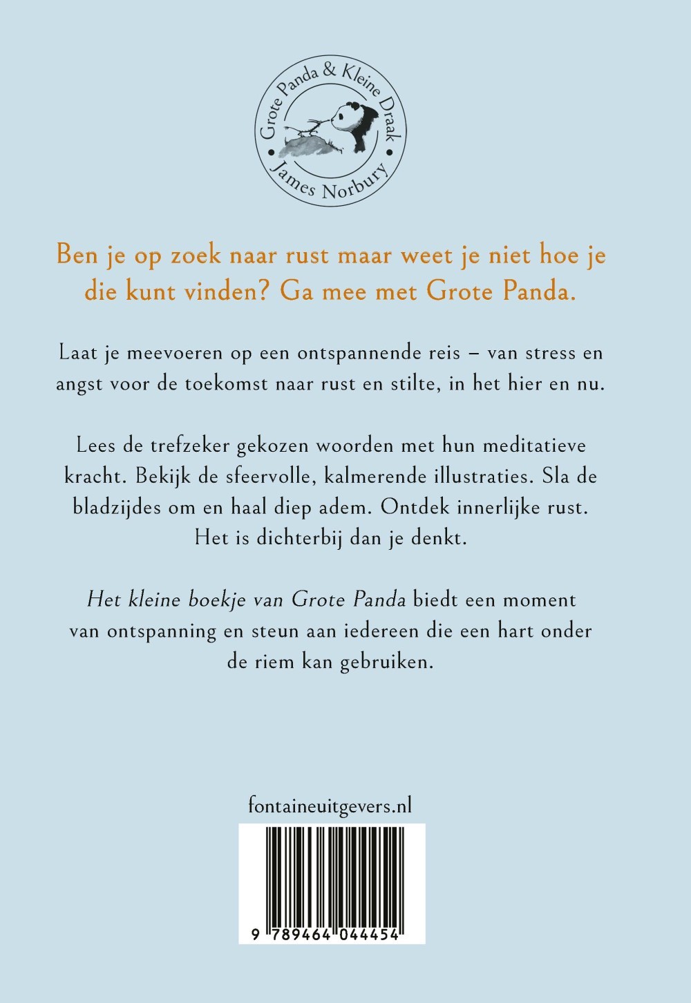 Het kleine boekje van Grote Panda - Rust