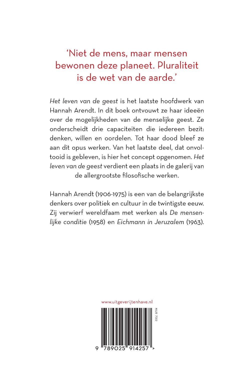 Het leven van de geest