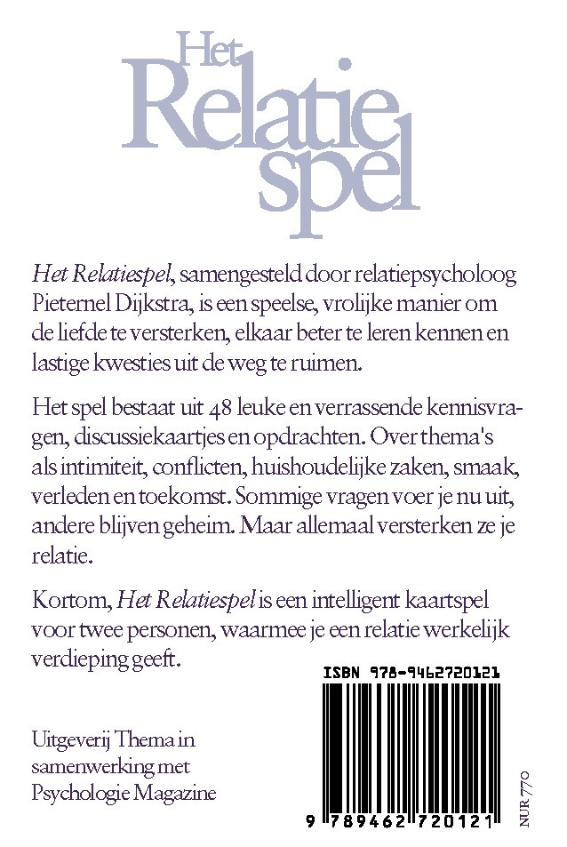 Het relatiespel