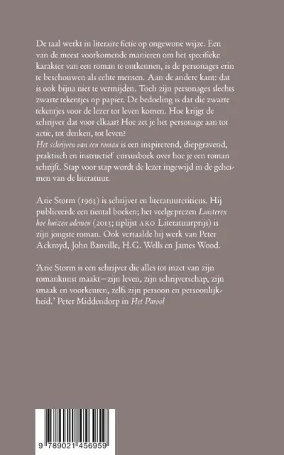 Het schrijven van een roman