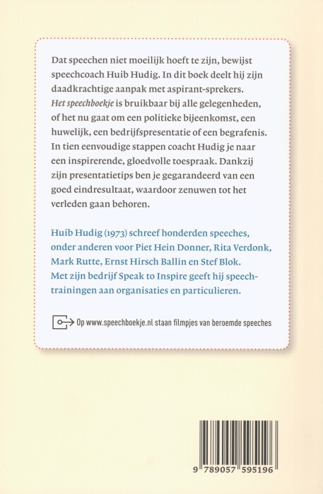 Het speechboekje