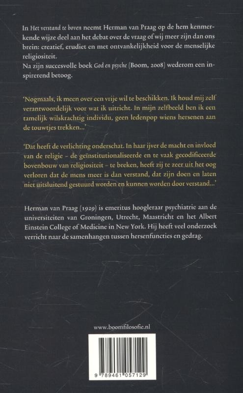Het verstand te boven