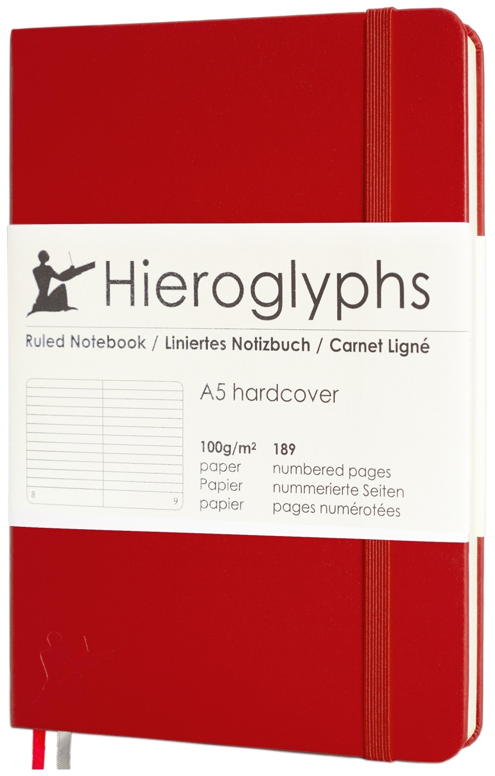Hieroglyphs Notitieboek - A5 Gelinieerd - Vermiljoen