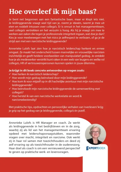 HOE OVERLEEF IK MIJN BAAS?