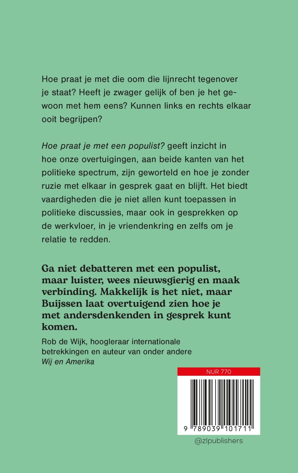 Hoe praat je met een populist?