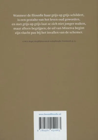 Hoofdlijnen van de rechtsfilosofie