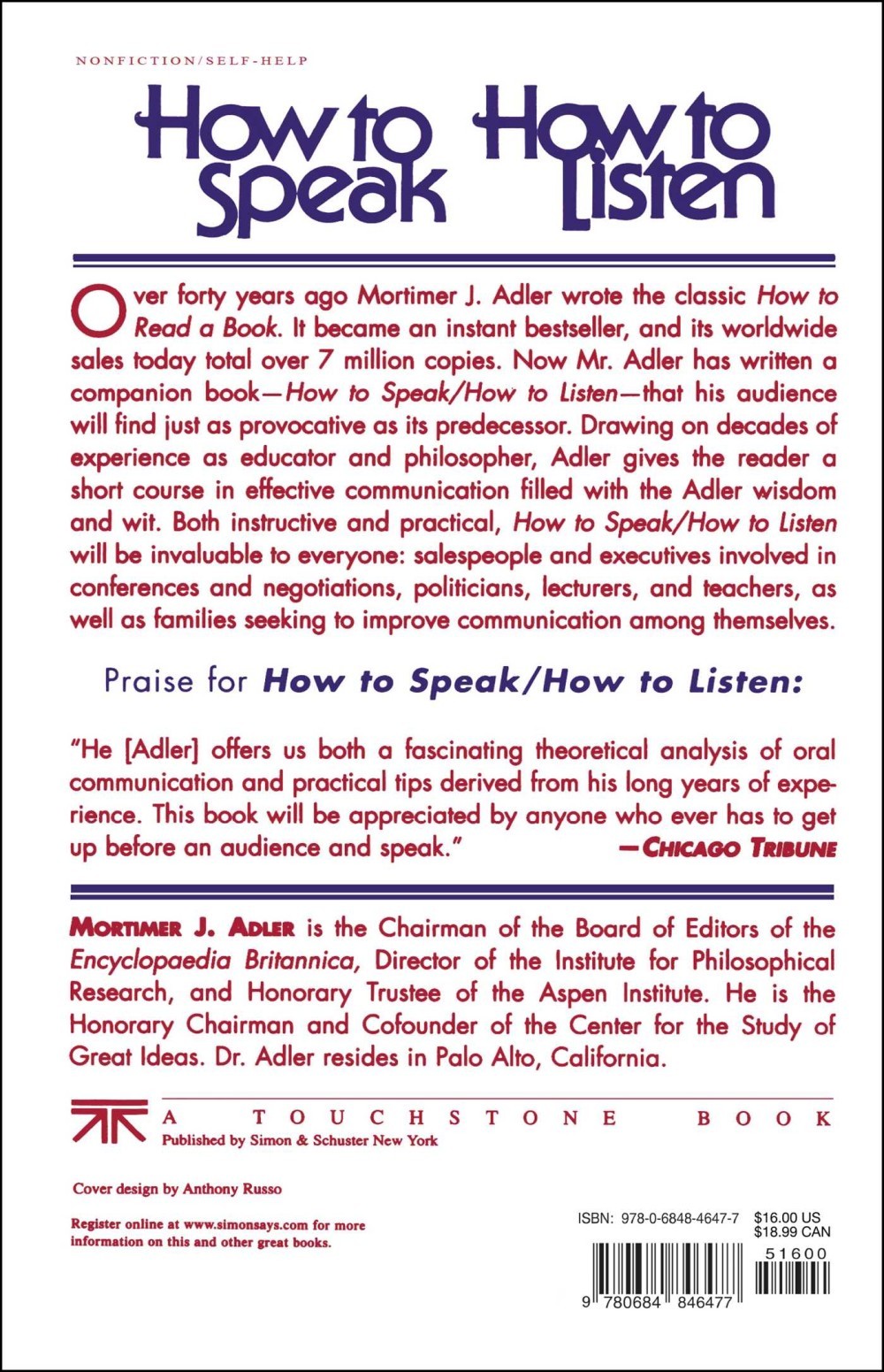 How to Speak How to Listen