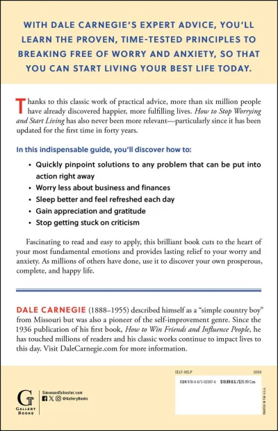 How to Stop Worrying and Start Living
