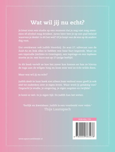 Ik was advocaat. Nu ben ik mezelf