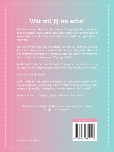 Ik was advocaat. Nu ben ik mezelf