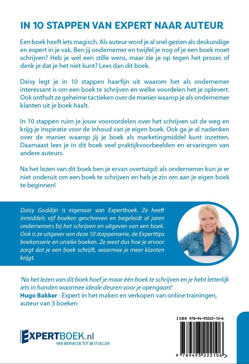 In 10 stappen van expert naar auteur