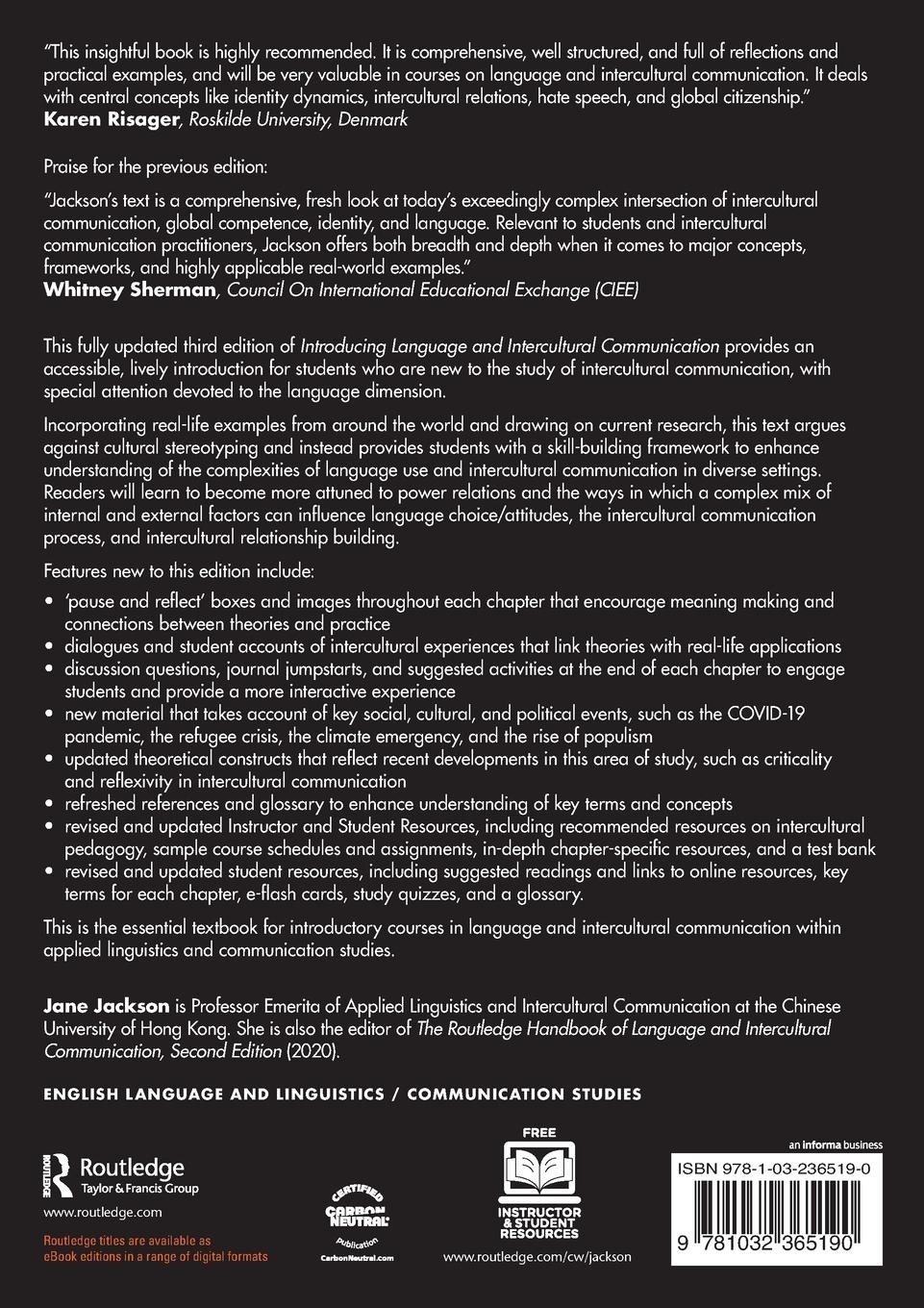 Introducing Language and Intercultural Communication