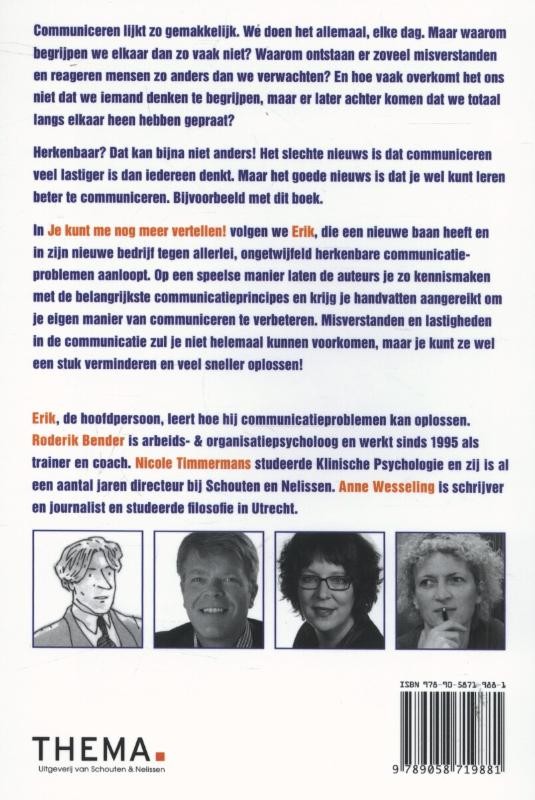 Je kunt me nog meer vertellen