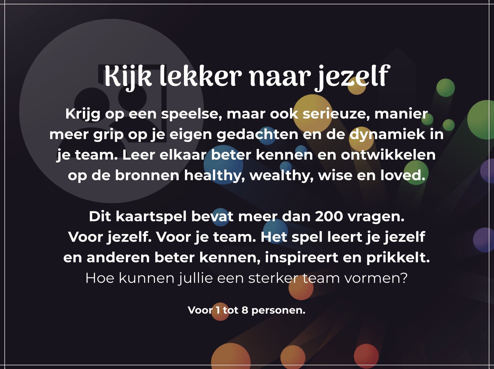 Kijk lekker naar jezelf