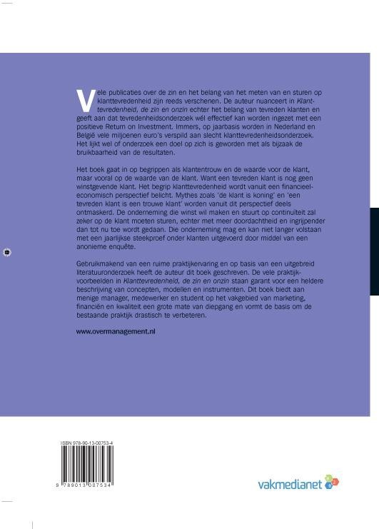 Klanttevredenheid, de zin en onzin