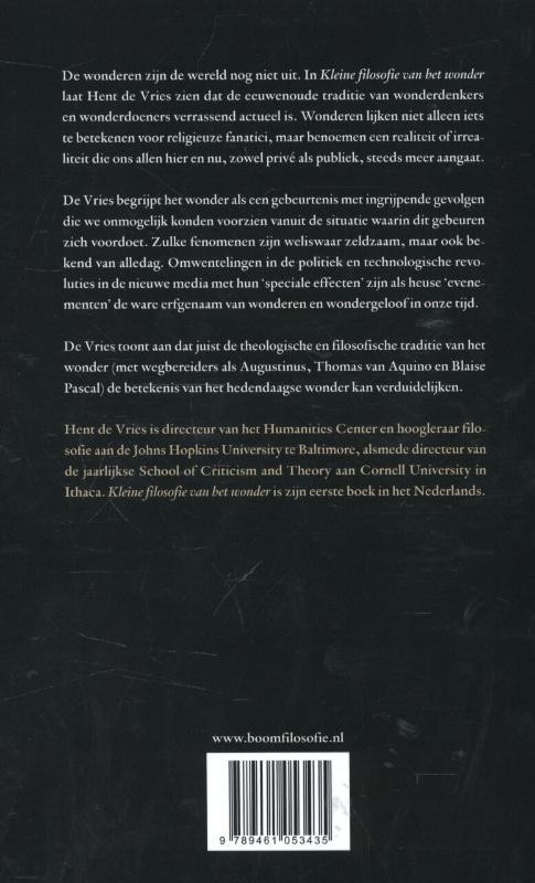 Kleine filosofie van het wonder
