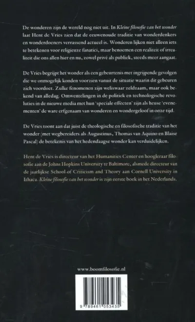 Kleine filosofie van het wonder