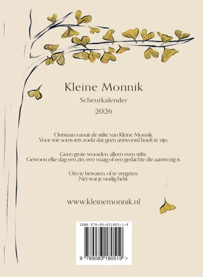 Kleine Monnik Scheurkalender 2026