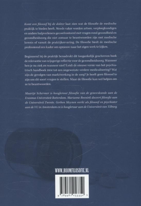 Komt een filosoof bij de dokter