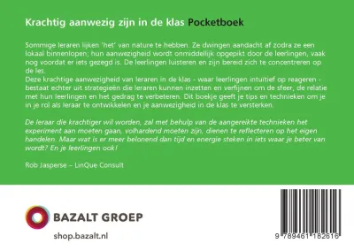 Krachtig aanwezig zijn in de klas pocketboek