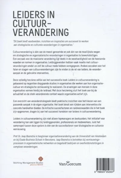 Leiders in cultuurverandering