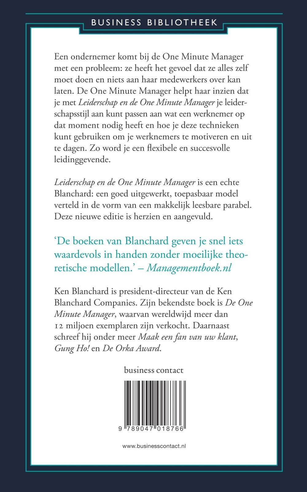 Leiderschap en de One Minute Manager