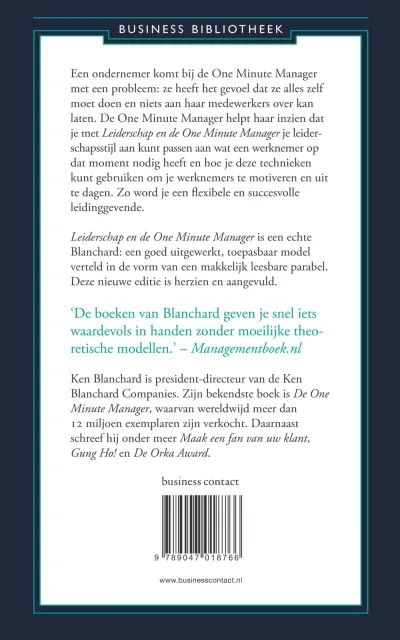 Leiderschap en de One Minute Manager