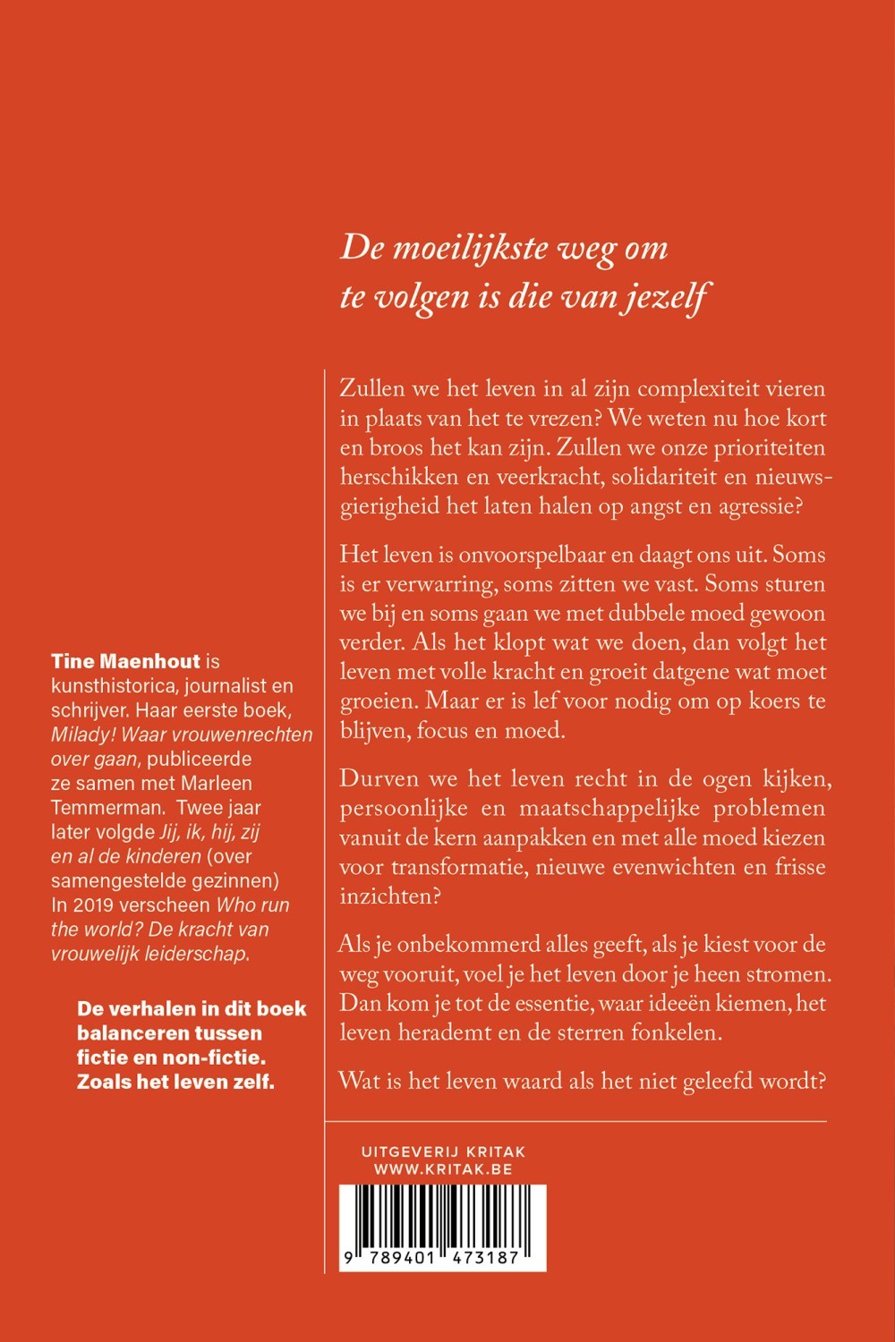 Levenslust is de beste vorm van rebellie