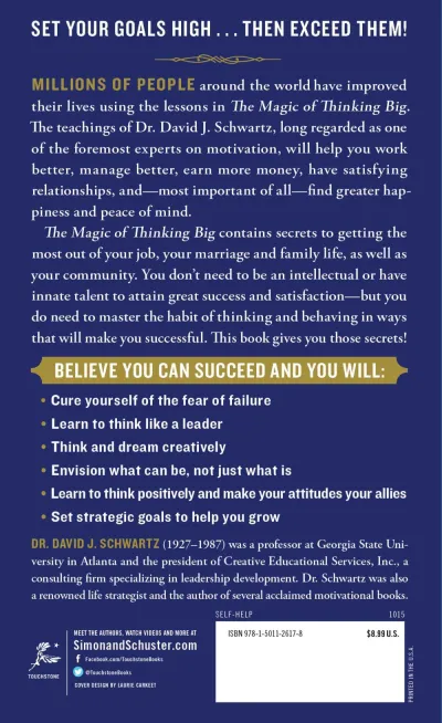 Magic of Thinking Big