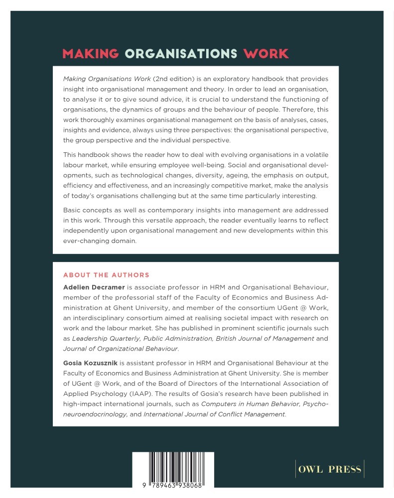 Making Organisations Work