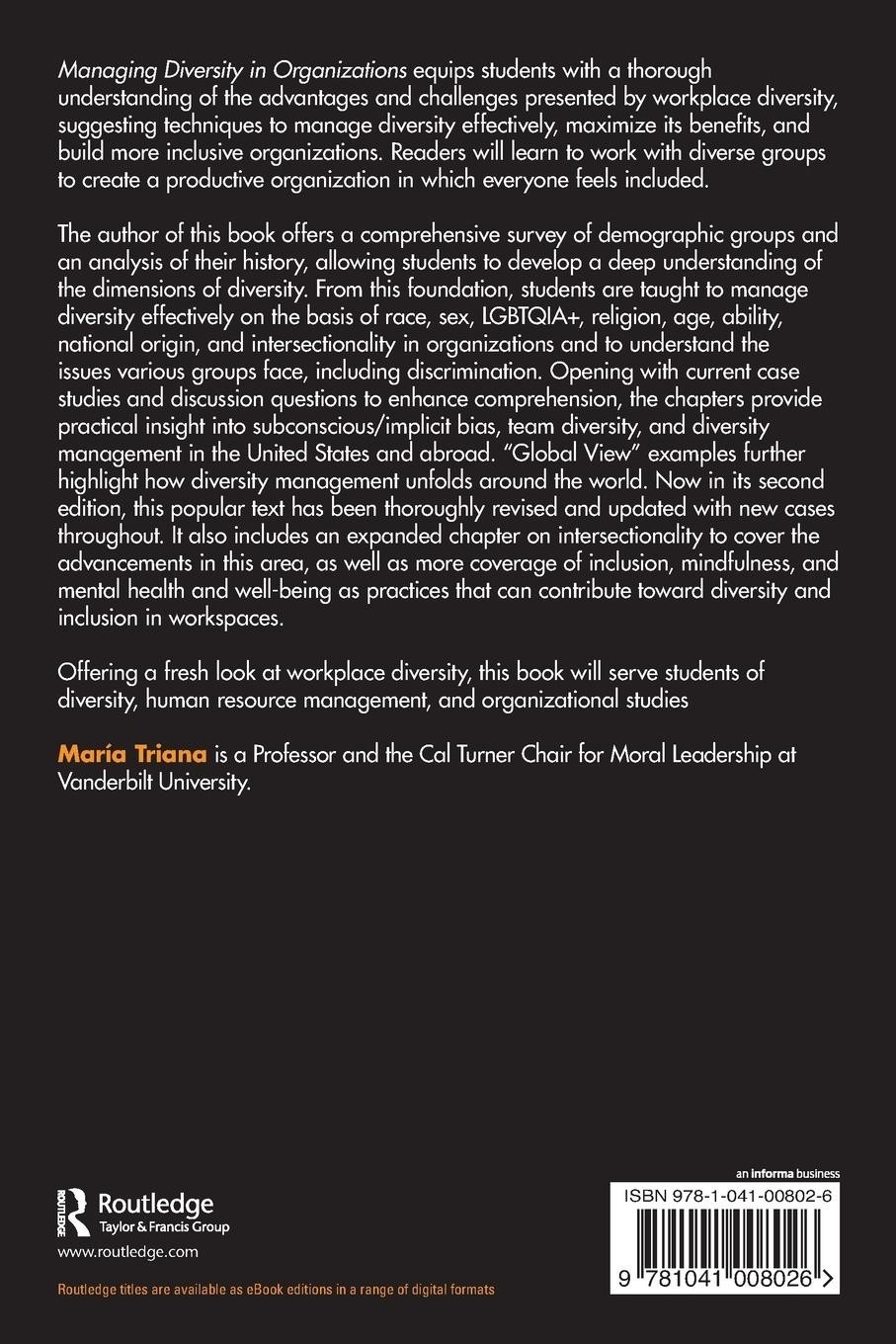 Managing Diversity in Organizations