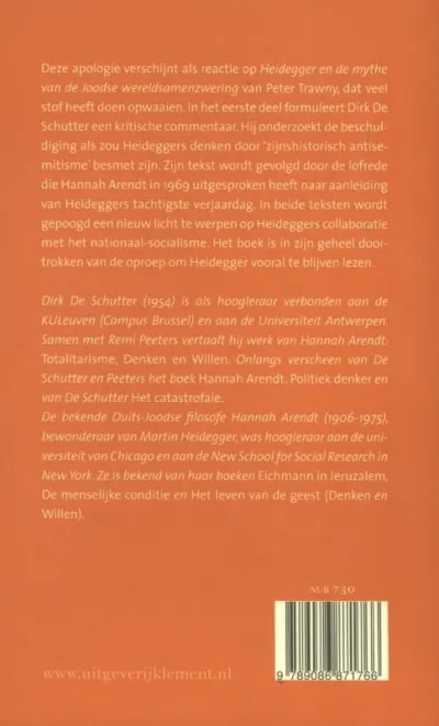 Martin Heidegger – een apologie