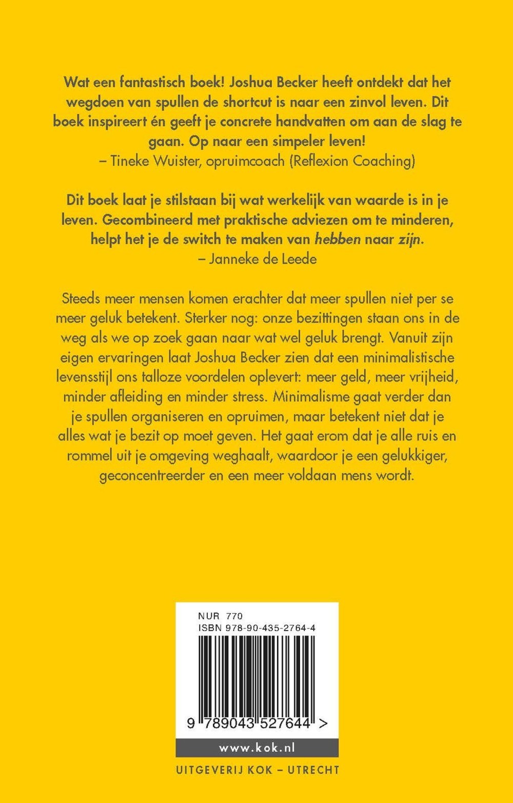 Meer door minder