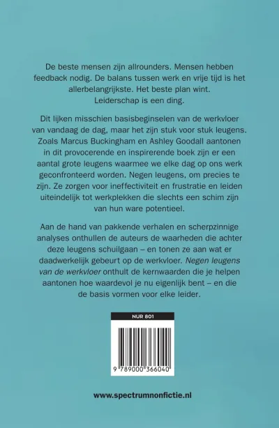 Negen leugens van de werkvloer