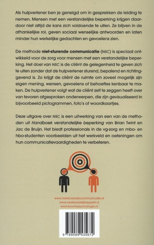 Niet-sturende communicatie bij mensen met een verstandelijke beperking